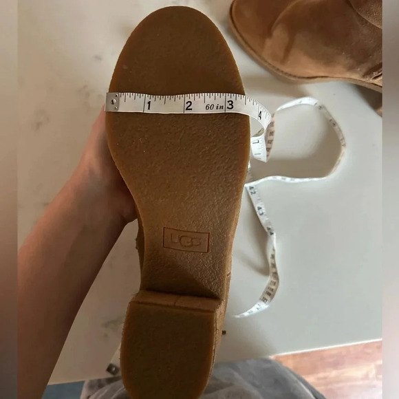 UGG Corinne Suede Boot Chestnut Size 9-SH08 - Picture 13 of 14